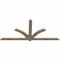 Ekena Millwork Redmond Rough Sawn Timber Gable Bracket, Douglas Fir, 84"W x 38"H x 2"D x 4"F, 11/12 Pitch GBW084X38X0204RED00RDF - alternate 5